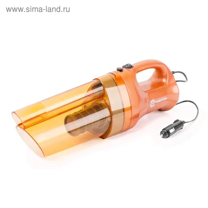 Пылесос автомобильный "Агрессор" AGR-150 Smerch, 12V, 150W, технология "Смерч", 5м шнур, 5 насадок, сумка