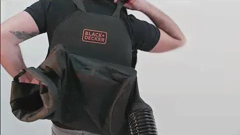 Soffiatore/Aspiratore/Trituratore Black & Decker BEBLV290, montaggio aspiratore.